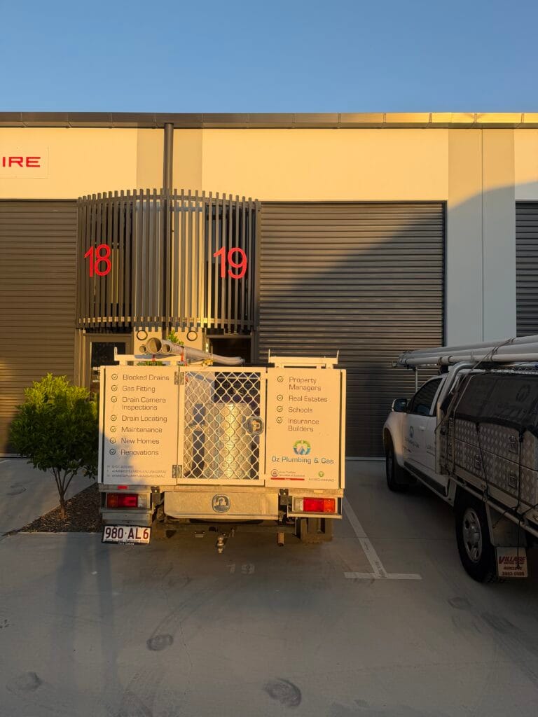 Oz Plumbing & Gas Chermside warehouse and work base